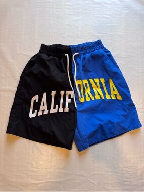 Men’s Romwe Shorts California – Blue/Black – Small